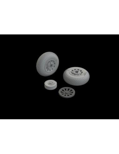 P-51B/C wheels cross tread EDUARD 