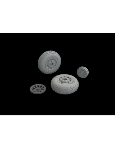 P-51B/C wheels block tread  EDUARD 