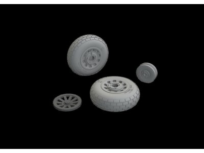 P-51B/C wheels block tread  EDUARD 