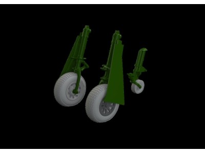 P-51B/C wheels block tread 2  EDUARD 