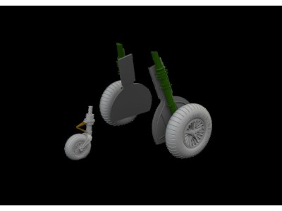 Bf 108 wheels spoked  EDUARD 