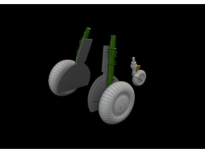 Bf 108 wheels  EDUARD 