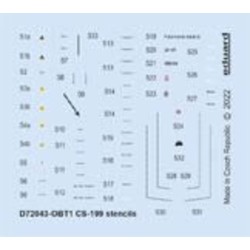 CS-199 stencils 1/72 