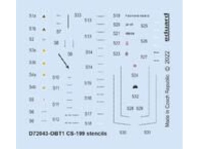 CS-199 stencils 1/72 