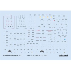 Bf 109F stencils 1/72 EDUARD 