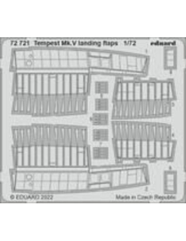Tempest Mk.V landing flaps 1/72 