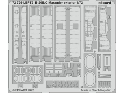 B-26B/C Marauder exterior for HASEGAWA / HOBBY 2000 