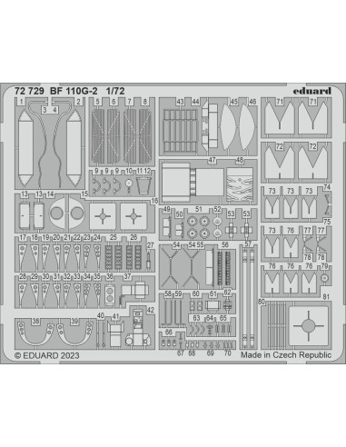 Bf 110G-2 1/72 EDUARD 