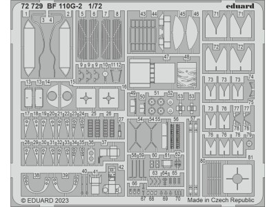 Bf 110G-2 1/72 EDUARD 