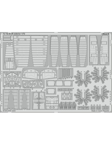 B-29 exterior 1/72 HOBBY 2000 / ACADEMY 