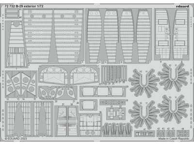 B-29 exterior 1/72 HOBBY 2000 / ACADEMY 