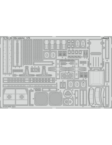 AC-130J exterior 1/72 ZVEZDA 