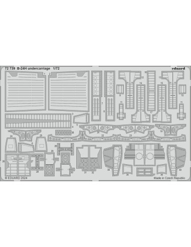 B-24H undercarriage 1/72 