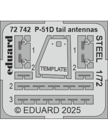 P-51D tail antennas STEEL 