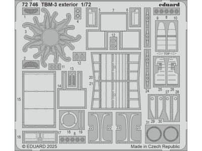 TBM-3 exterior  HOBBY BOSS 