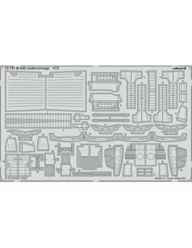 B-24D undercarriage for Airfix 
