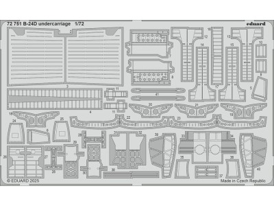 B-24D undercarriage for Airfix 