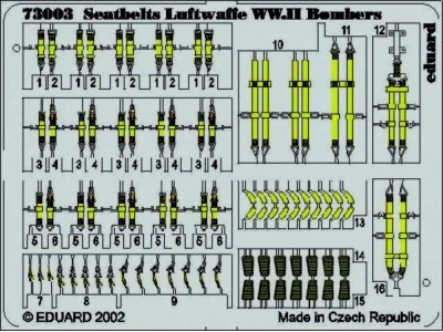 Seatbelts Luftwaffe WW.II Bombers 
