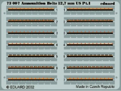 Ammunition Belts 12,7mm US 