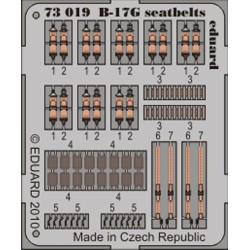 B-17G seatbelts for Revell 