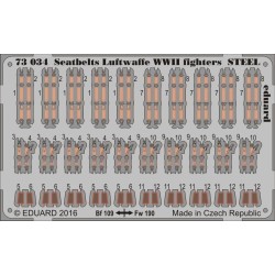 Seatbelts Luftwaffe WWII fighters STEEL 