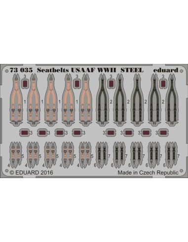 Seatbelts USAAF WWII STEEL 