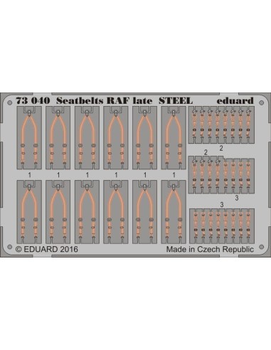 Seatbelts RAF late STEEL 
