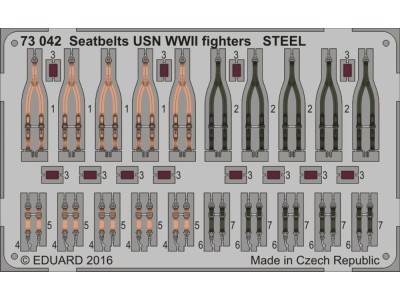 Seatbelts USN WWII fighters STEEL 