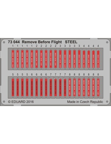 Remove Before Flight STEEL 