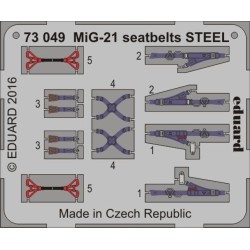 MiG-21 seatbelts STEEL 