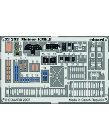 Meteor F.Mk.8 für MPM-Bausatz 