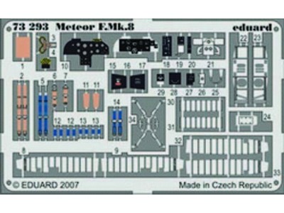 Meteor F.Mk.8 für MPM-Bausatz 