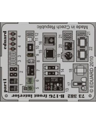 B-17G front interior for Revell 
