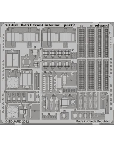 B-17F front interior for Revell 