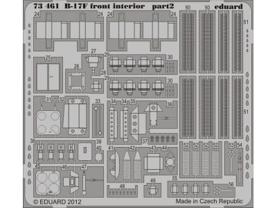 B-17F front interior for Revell 