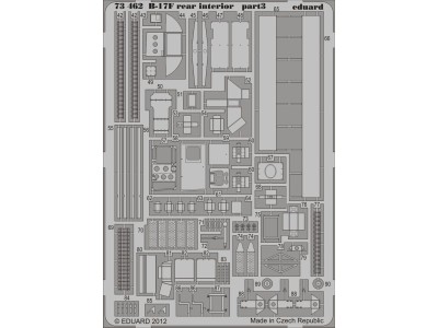 B-17F rear interior for Revell 