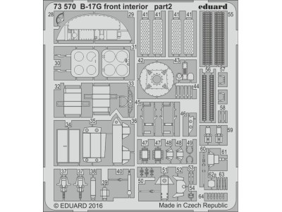 B-17G front interior for Airfix 