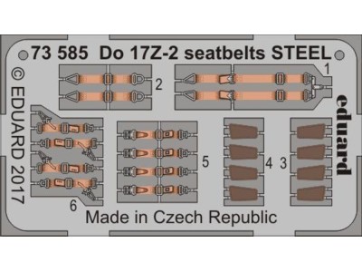 Do 17Z-2 seatbelts STEEL for ICM 