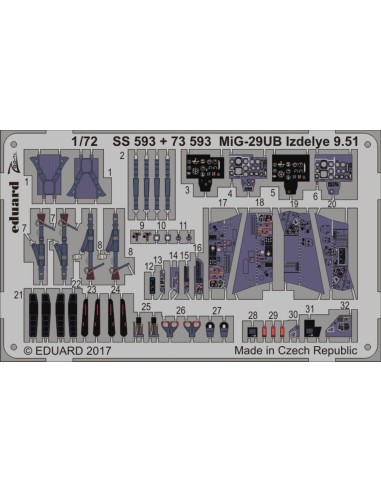 MiG-29UB Izdelye 9.51 for Trumpeter 