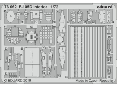 F-105D interior for Trumpeter 