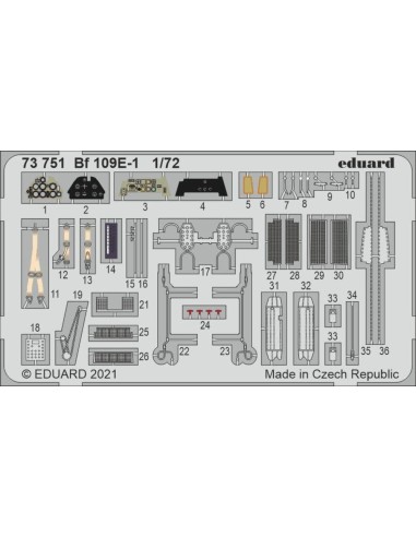Bf 109E-1 1/72 for SPECIAL HOBBY 