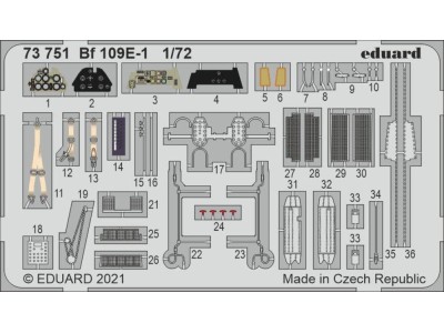 Bf 109E-1 1/72 for SPECIAL HOBBY 
