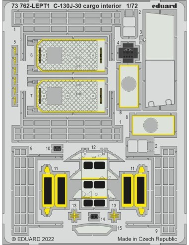 C-130J-30 cargo interior for ZVEZDA 