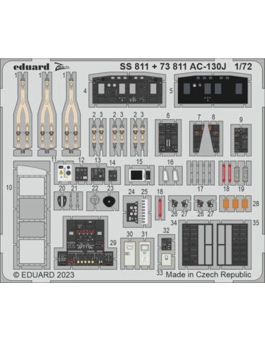 AC-130J interior 1/72 ZVEZDA 