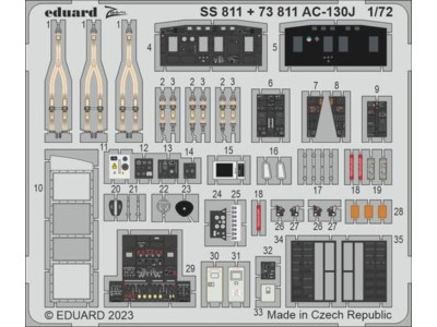 AC-130J interior 1/72 ZVEZDA 