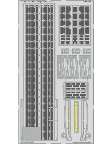 AC-130J cargo floor 1/72 ZVEZDA 