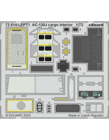 AC-130J cargo interior 1/72 ZVEZDA 