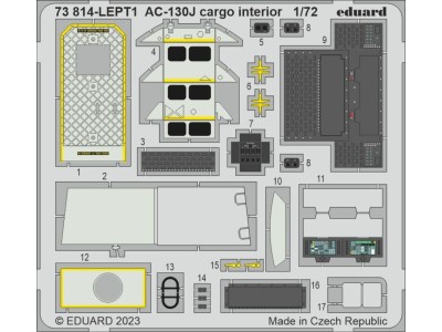 AC-130J cargo interior 1/72 ZVEZDA 