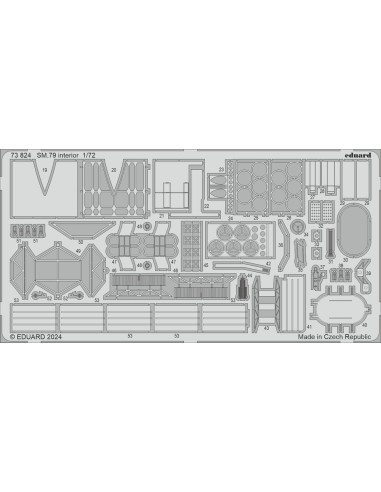 SM.79 interior  ITALERI 