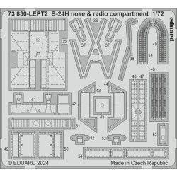B-24H nose & radio compartment 1/72  2